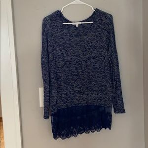 Long sleeve sweater shirt